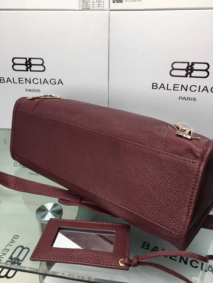 BALENCIAG巴黎世家 新款 小金釘 原版義大利進口山羊皮 手提單肩斜挎包  BL1013